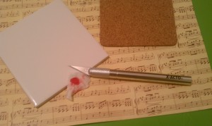Yes, please be careful not to bleed all over your project if you slice your finger...... Like I did.
